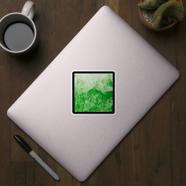 Green watercolor gradient design by Artistic_st